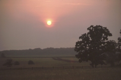 Sunset at Gettysburg Battlefield